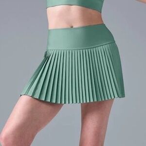 NWOT Alo Grand Slam Tennis Skirt Botanical Green Size Small
